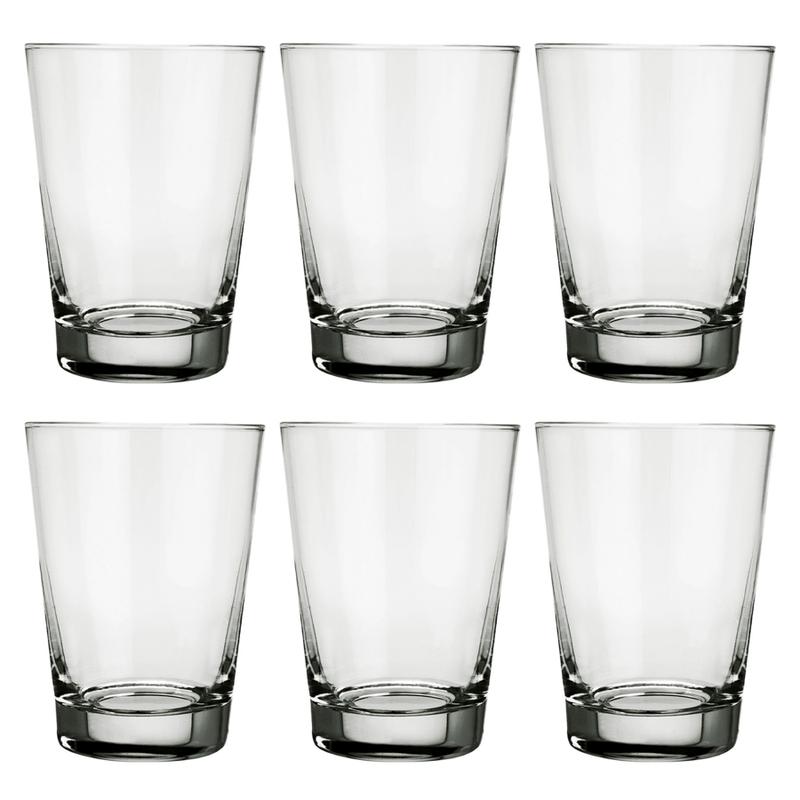 Jogo de Copos 300ml Vidro Resistente - 6 Unidades - Original - Copos ...