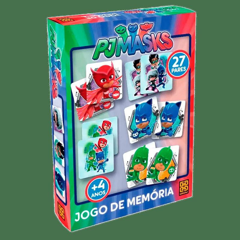 Jogo de Memória PJ Masks - Grow - Outros Jogos - Magazine Luiza