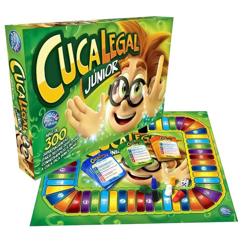 Jogo de Mesa Tabuleiro Cuca Legal Júnior Infantil Educativo Divertido ...