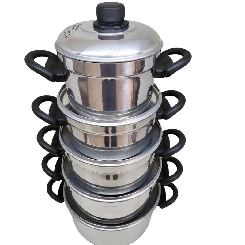 Jogo De Panelas Rosa Extra Forte 1.3mm 16 A 24cm - Lucas Panelas - Jogo ...