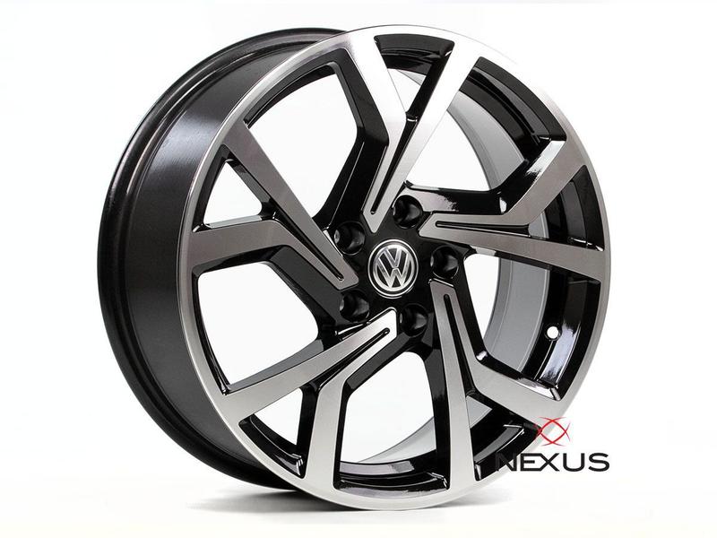 Jogo de Roda Aro 17 Golf GTI 40 anos PRETA DIAMANTADA 5X100 - KRMAI ...
