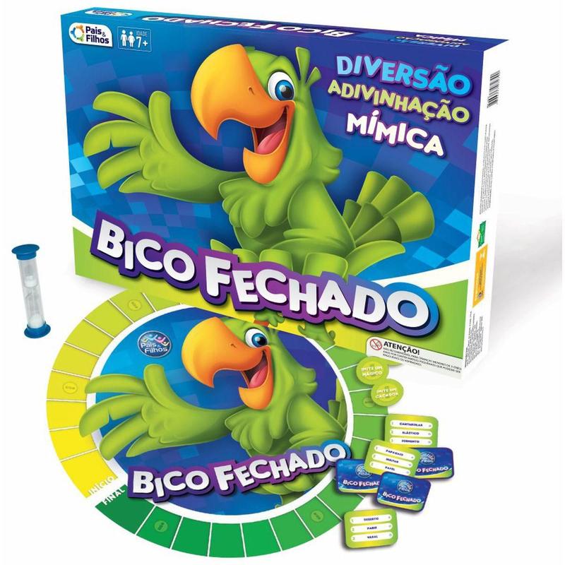 Jogo De Tabuleiro Bico Fechado Pais E Filhos Unidade - Jogos - Magazine ...