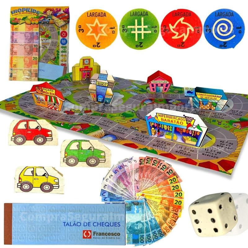 Jogo De Tabuleiro Shopkids Jogo Do Comerciante Mirim Barato - Cs ...