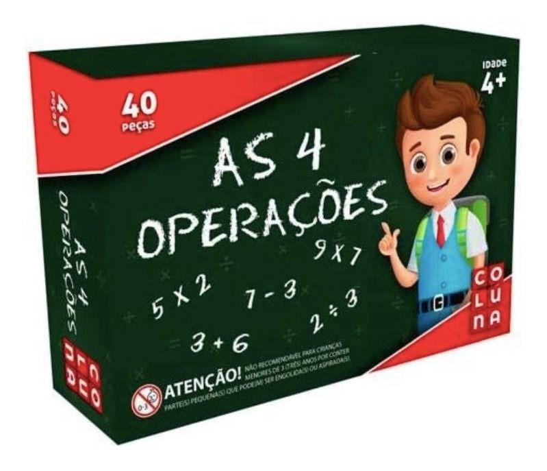 Jogo Educativo As 4 Operações Matemáticas Brinquedos Tabuada - anjo da ...
