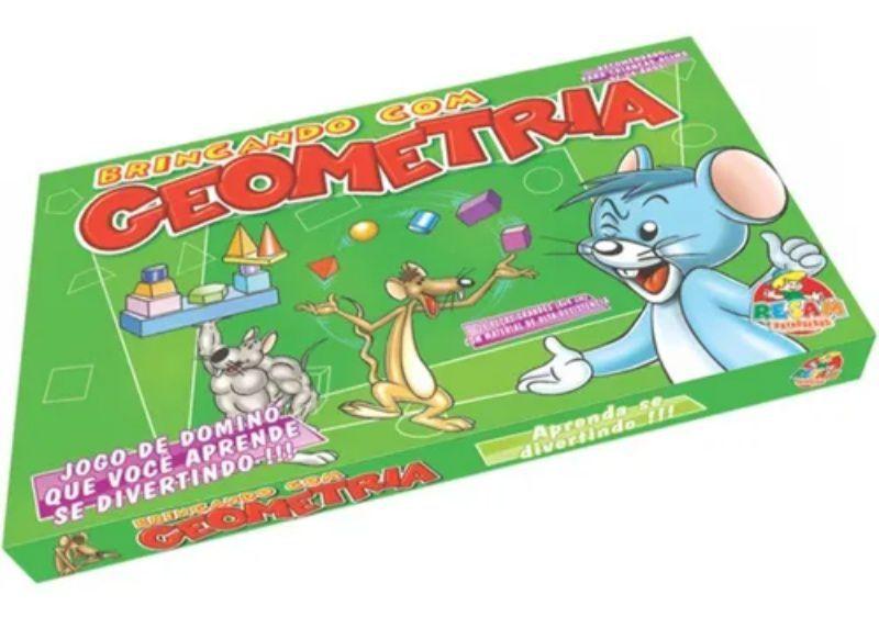 Jogo Educativo Brincando Com Geometria Matematica Criança - Resam ...