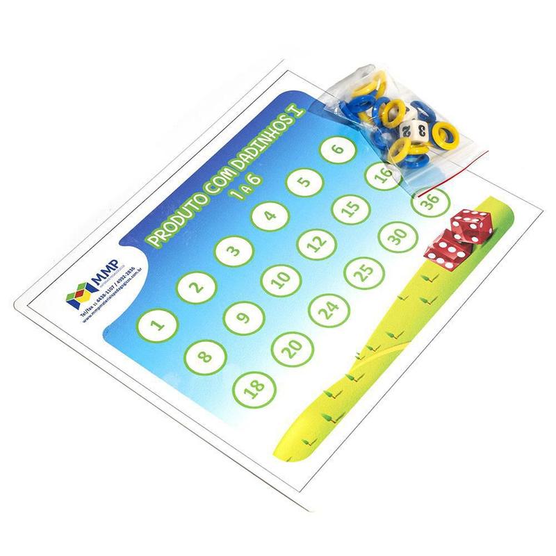 Jogo Educativo De Matemática E Pedagógico Com Dadinhos I - Mmp - Jogos ...