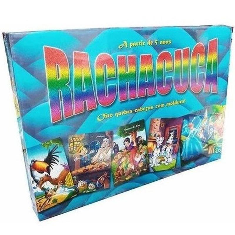 Jogo Educativo Quebra-cabeça Racha Cuca 8 Em 1 Brinquedo - Pmbi ...