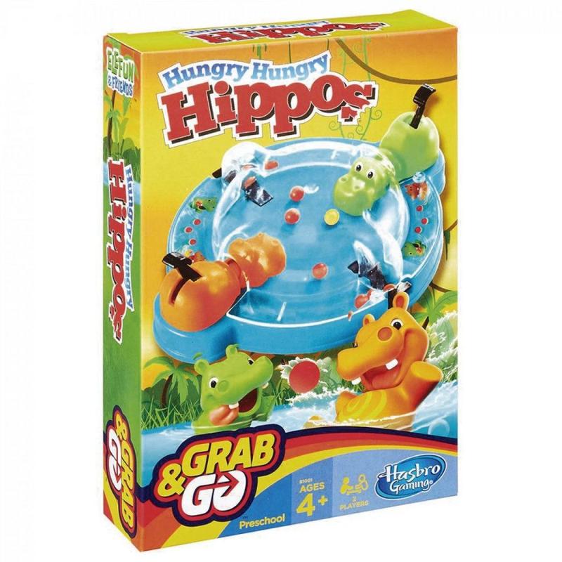 Jogo Hipopotamo Comilao Grab e Go, Hasbro, B1001 Hasbro - Outros Jogos ...