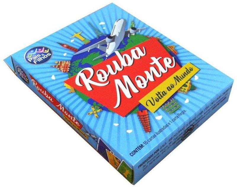 Jogo Rouba Monte Volta ao Mundo Pais e Filhos - Jogos de Cartas ...
