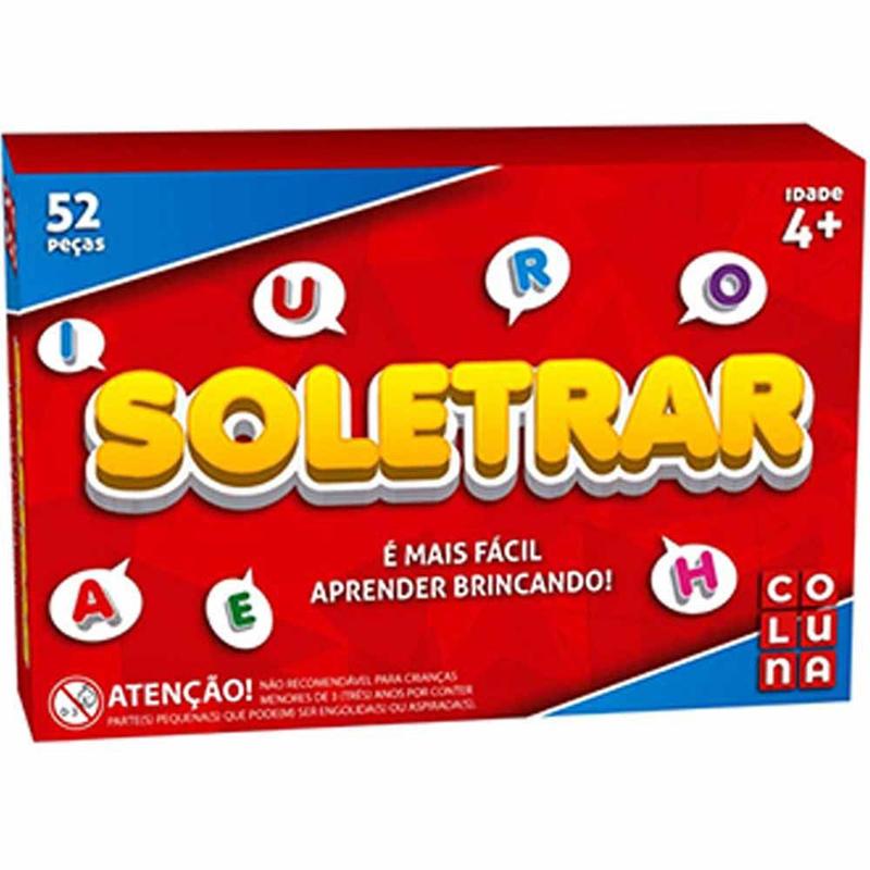 Jogo Soletrar soletrando 44 cartas - COLUNA - Jogos de Cartas ...