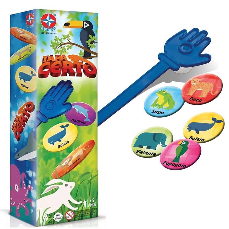 Jogo Tapa Certo - Animais - Brinquedo Estrela - Original - Outros Jogos ...