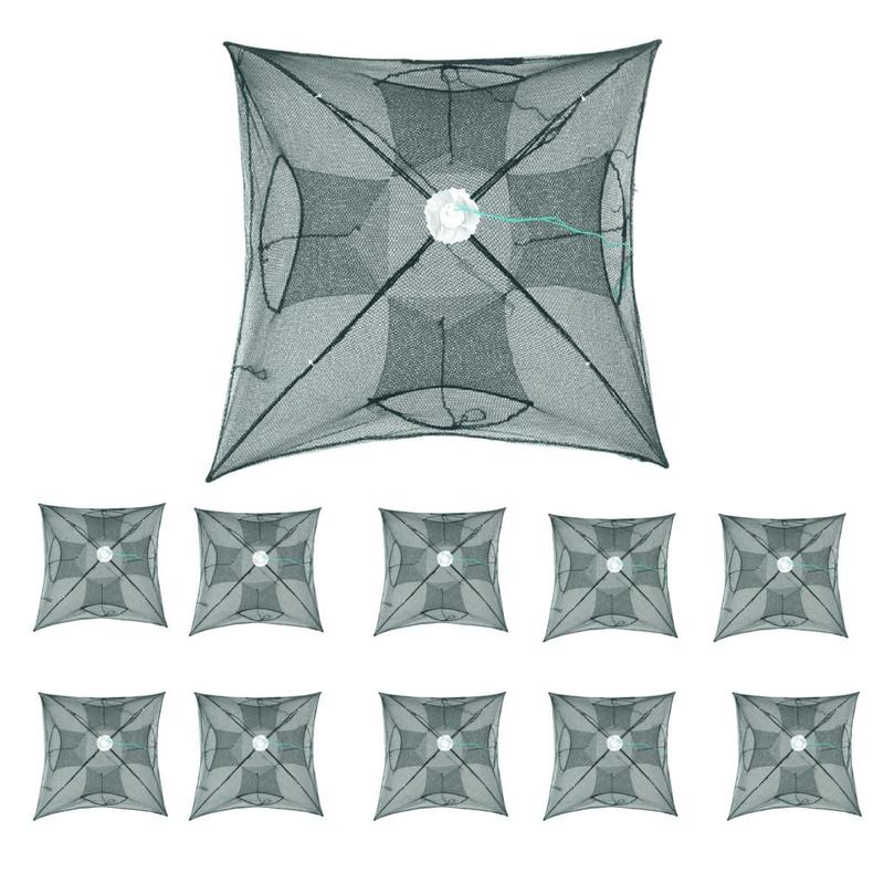 Kit 10 Armadilha Tipo Guarda Chuva para Pesca Isca Lambari Camarão ...