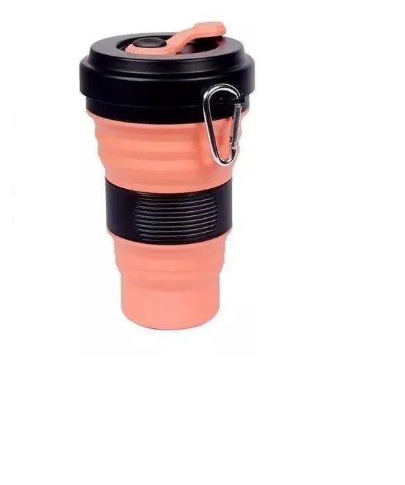 Kit 10 Copo De Silicone Retrátil Dobrável 550ml Portátil - OEM - Copos ...