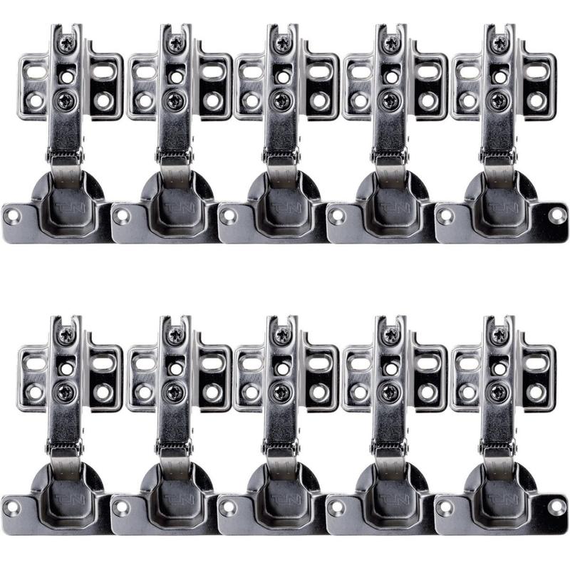 KIT 10 DOBRADIÇA 110º SLIDE-ON CURVA CALÇO DUPLO FGV TN - FGV/TN ...