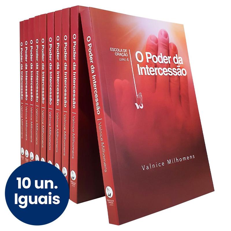 Kit 10 Livros O Poder da Intercessão Valnice Milhomens - Livros de ...