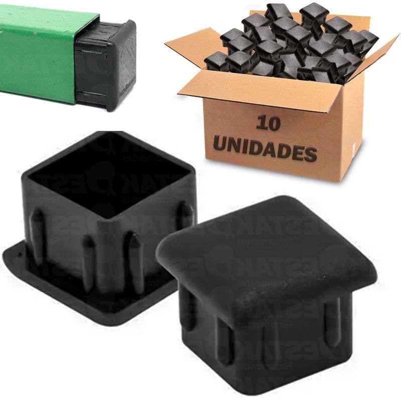 Kit 100 ponteiras borracha p/ tubos pé de cadeira 60x60 - EVEREST ...