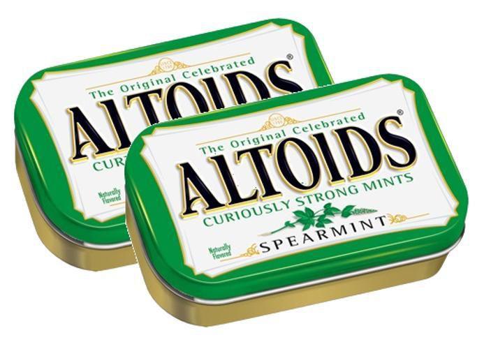 Kit 2 Altoids Original Spearmint - Pastilhas De Hortelã 50G - Pastilha ...