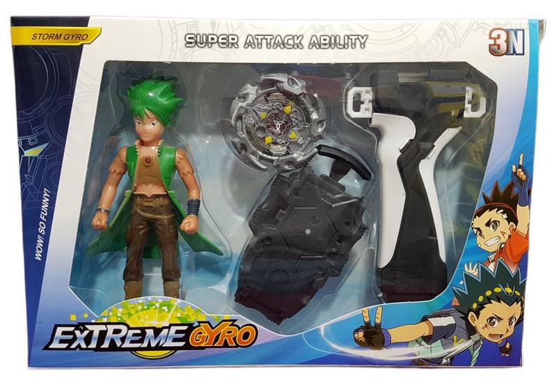 Kit 2 Beyblade Burst 2 Lançador 2 Grip God Spriggan Chronos Tornado Gyro Pião De Batalha E 6320