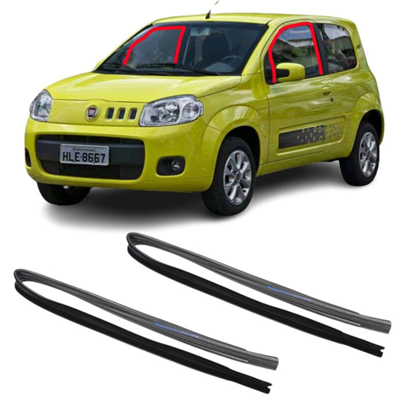KIT 2 Borrachas Vidros Canaleta Uno Vivace Way 2 Portas 2023 - GTR ...