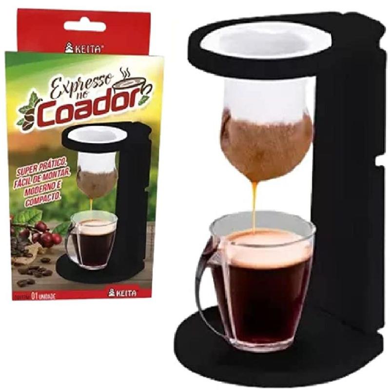 Kit 2 Coador Expresso de Café Individual Suporte com Filtro - Kt ...