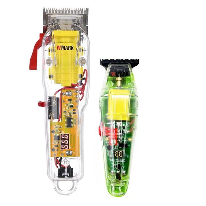Kit 2 Maquina De Cabelo Wmark Ng108 Digital + Ng202 Verde - Máquina de ...
