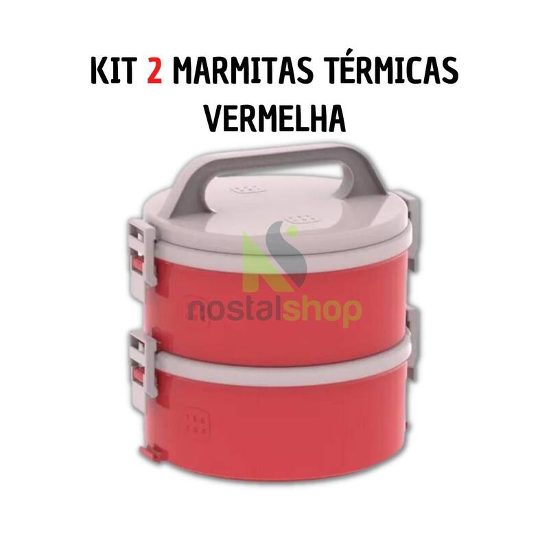 Tekcor Kit 2 Marmita termica Tekcor 1,5 litros - Soprano - Marmitas - Magazine ...