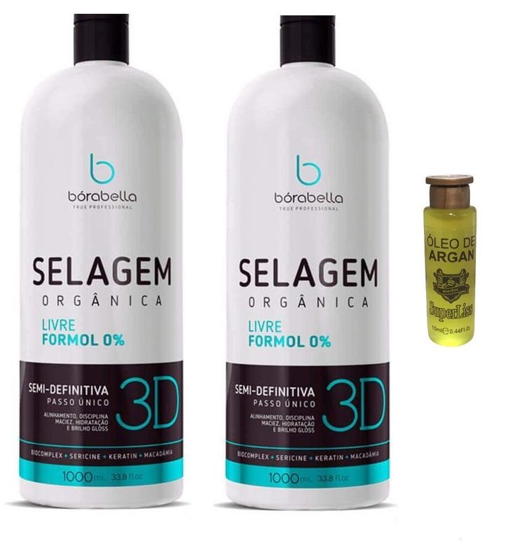 Kit 2 Selagem Organica 3d Borabella Semi Definitiva Sem Formol 1l ...