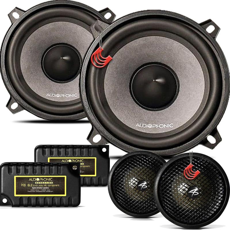 Kit 2 Vias 5 polegadas 220w Audiophonic Sensation KS 525 Alto-falante ...