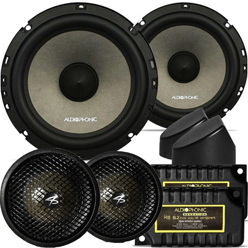 Kit 2 Vias Audiophonic KS 6.2 ( 6 Polegadas / 65w ) - Kit 2 Vias ...