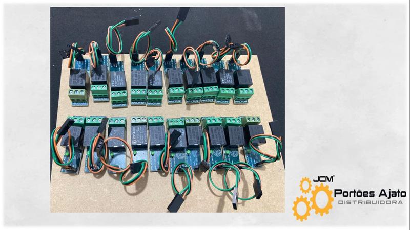 kit 20 unidades modulo rele gmax Placa Luz Garagem Sinaleira Trava ...