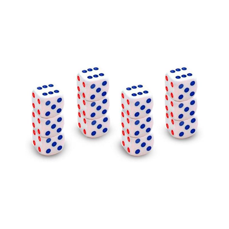 Stat Dado Kit 24 Dados 6 Faces Padrão Para Jogos Conjunto 14mm Cada - Aquamarine ...