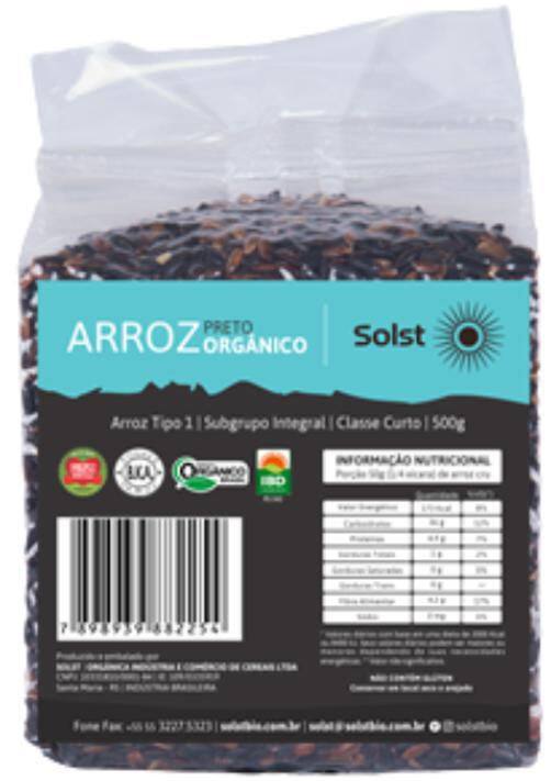 Solst Kit 2X: Arroz Preto Orgânico Solst 500G - Arroz - Magazine Luiza
