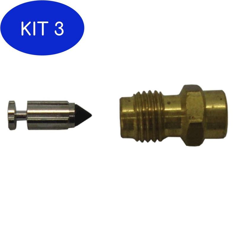 Kit 3 Agulha Da Boia Carburador Agrale Modelo Original - Agulhas Toork ...