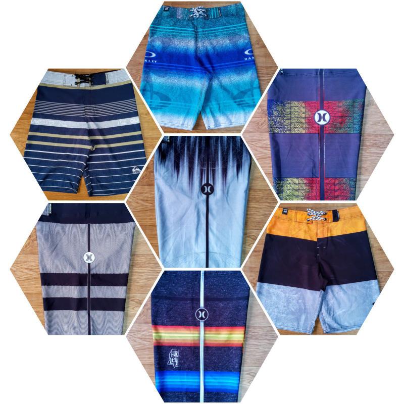 kit 3 bermuda surf estampada moda praia tactel elastano so as mais top ...