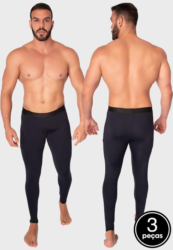Kit 3 Calças Vekyo Térmica Masculina Com Proteção UV - Calças Masculina ...