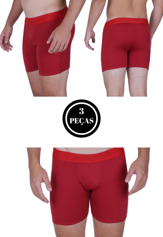 Kit 3 Cueca Box Adulto Masculino Toque Macio e Qualidade Caio - BY TINA ...