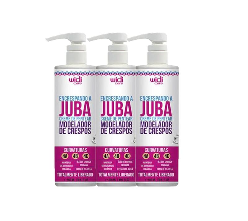 Kit 3 Encrespando a Juba Creme de Pentear - Widi Care 500ml - Creme de ...
