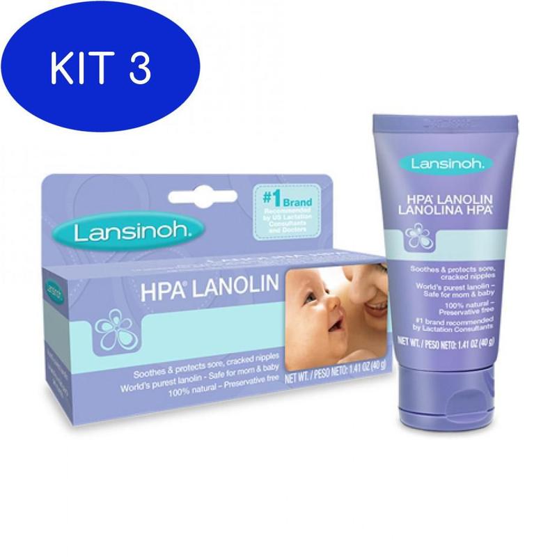 Kit 3 Pomada Para Seios Lansinoh - Amamentação - Magazine Luiza