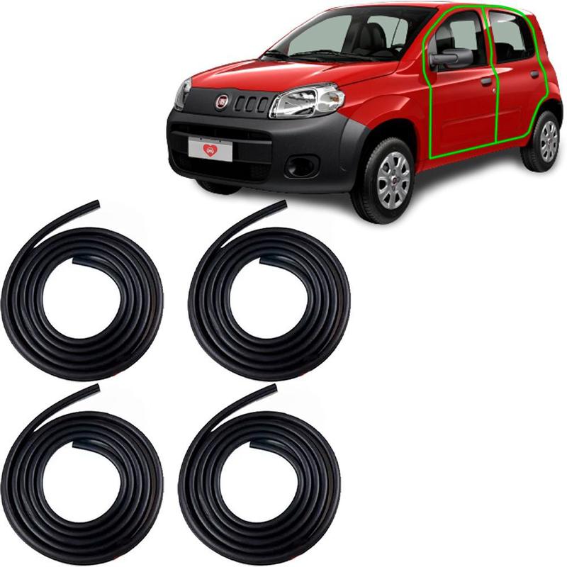 Kit 4 Borrachas De Porta Uno Vivace 4 Portas 10 11 12 A 18 - PRO LINE ...