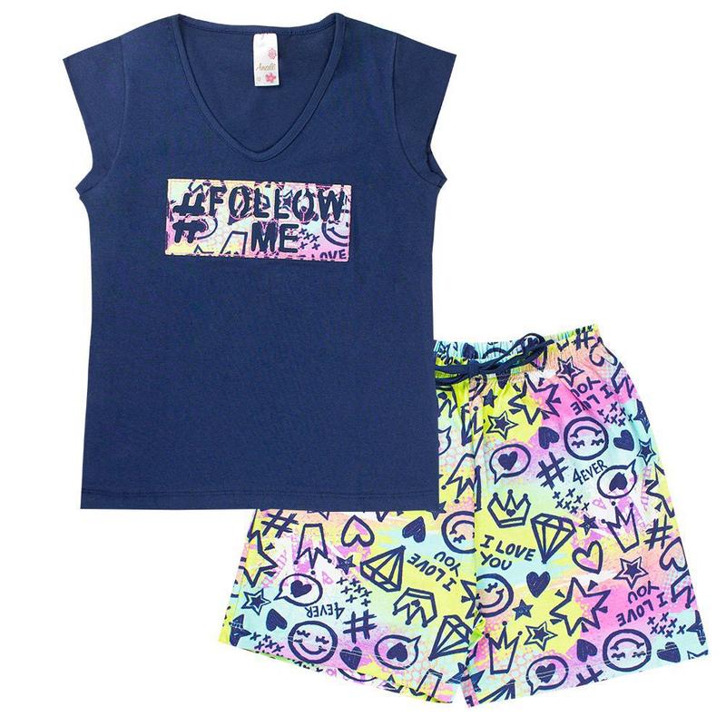 Kit 4 Conjunto Feminino Juvenil Verão 10 12 14 e 16 Anos - Roupas Mania ...