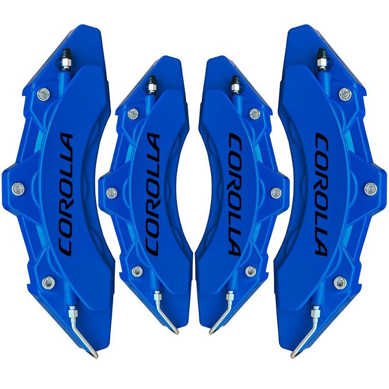Kit 4 Peças Cor Azul Capa de Pinça de Freio Para Corolla Compatível ...