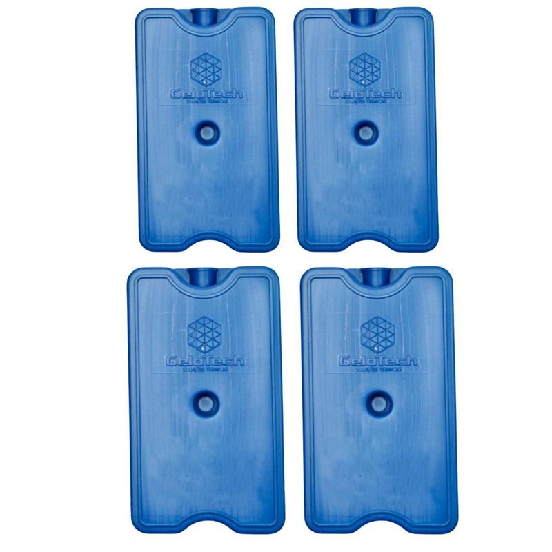 kit 4 Placa Gelo Artificial Reutilizável Rígido 1000ml Bolsa Térmica ...
