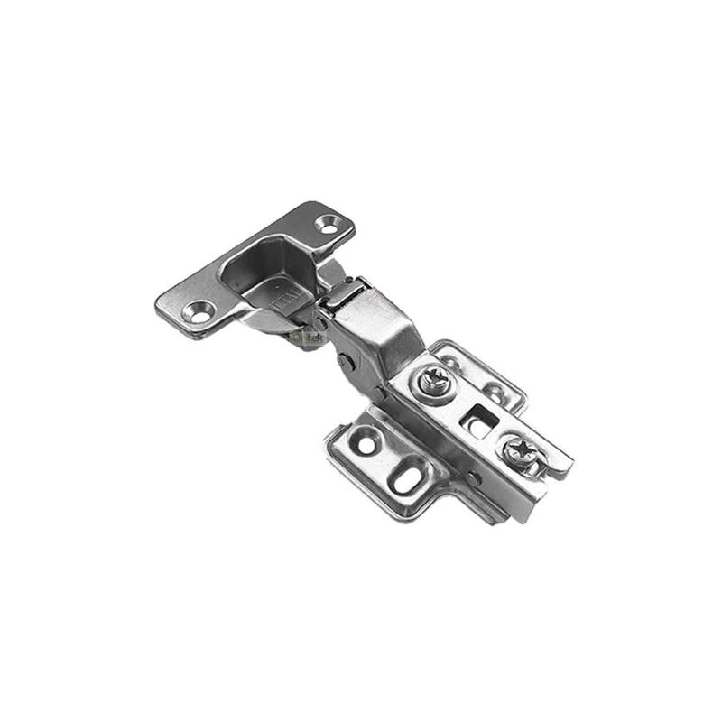 Kit 50 Dobradiça de armário slide on dobradiça super curva sem pistão ...