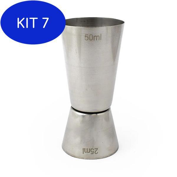 Kit 7 Dosador Em Aço Inox 25/50ml - Full Fit - Medidores e Dosadores ...