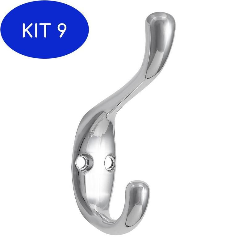 Kit 9 Cabide Duplo Classic Cr - Fama - Cabide de Roupa - Magazine Luiza
