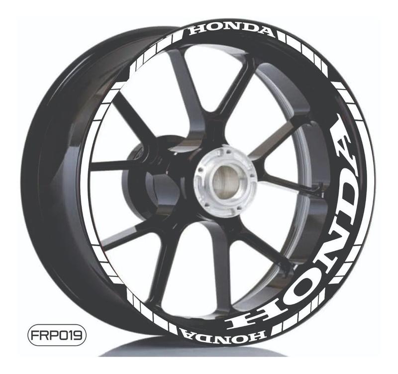 Kit Adesivo Roda Moto Honda + Friso Refletivo Aro 17 - Resitank ...