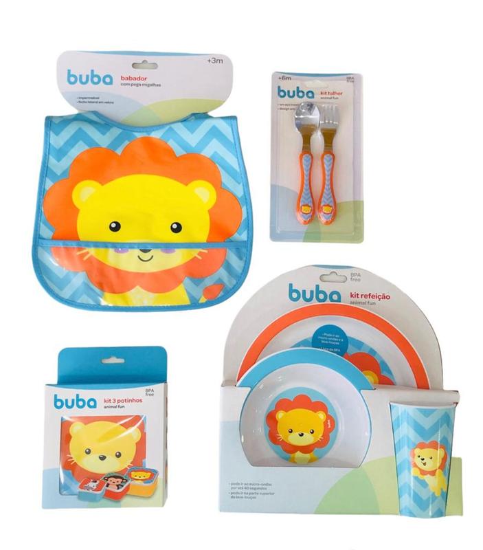 Kit Alimentação Animal Fun Buba - Vários Modelos - Kit Alimentação ...