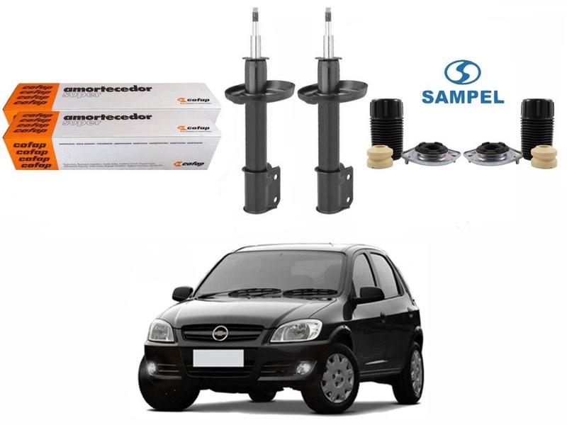 Kit amortecedor dianteiro cofap chevrolet celta 1.0 2006 a 2012 ...