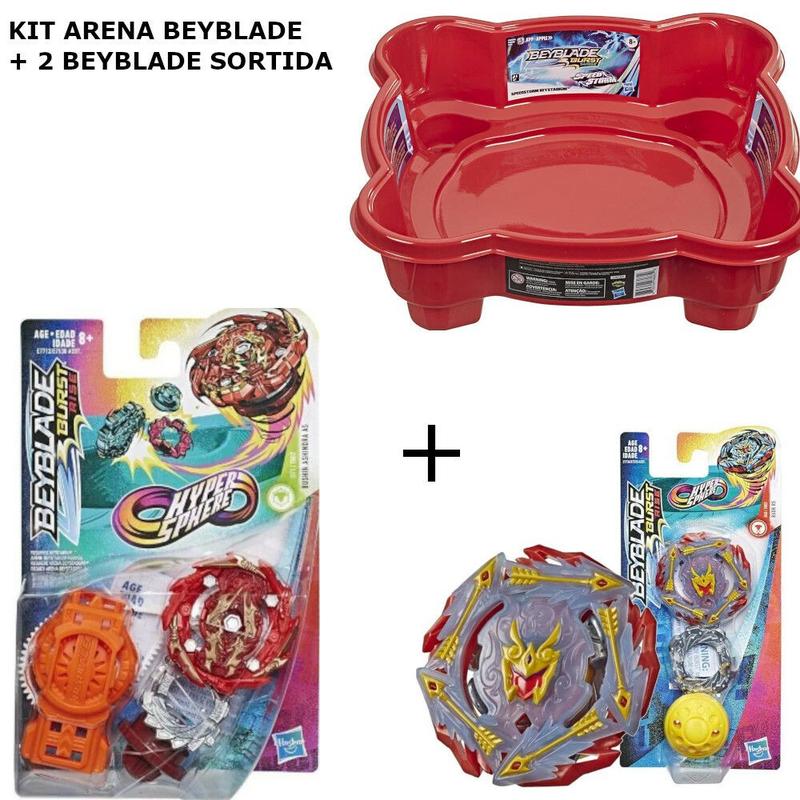Kit arena de batalha beyblade speedstorm com 2 beyblade - HASBRO - Pião ...