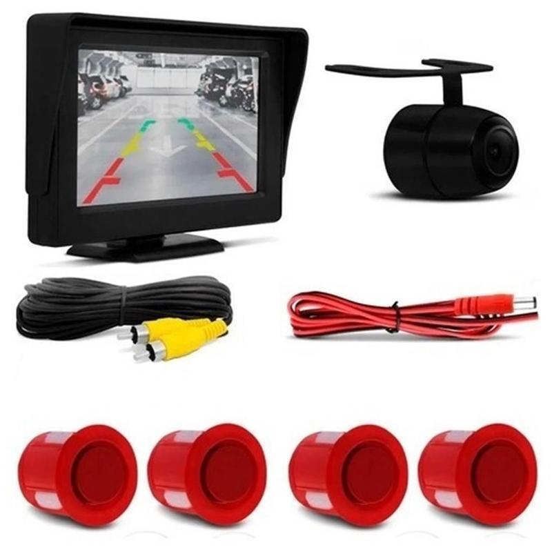 Kit Auxiliar De Manobra Tela Camera E Sensor De Re 4 Pontos - RGIMPORTS ...